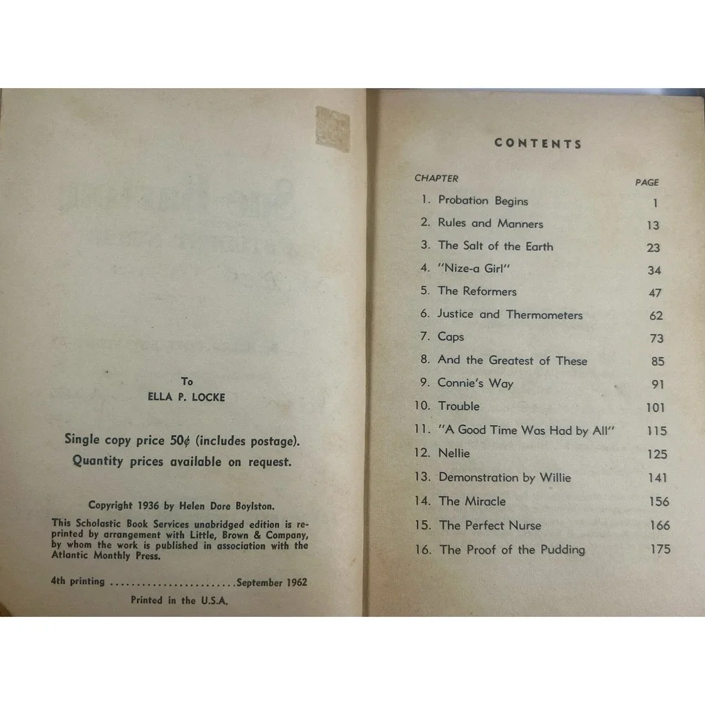Vintage Sue Barton Nurse Book Lot Student Nurse Visiting Nurse 1960s Scholastic